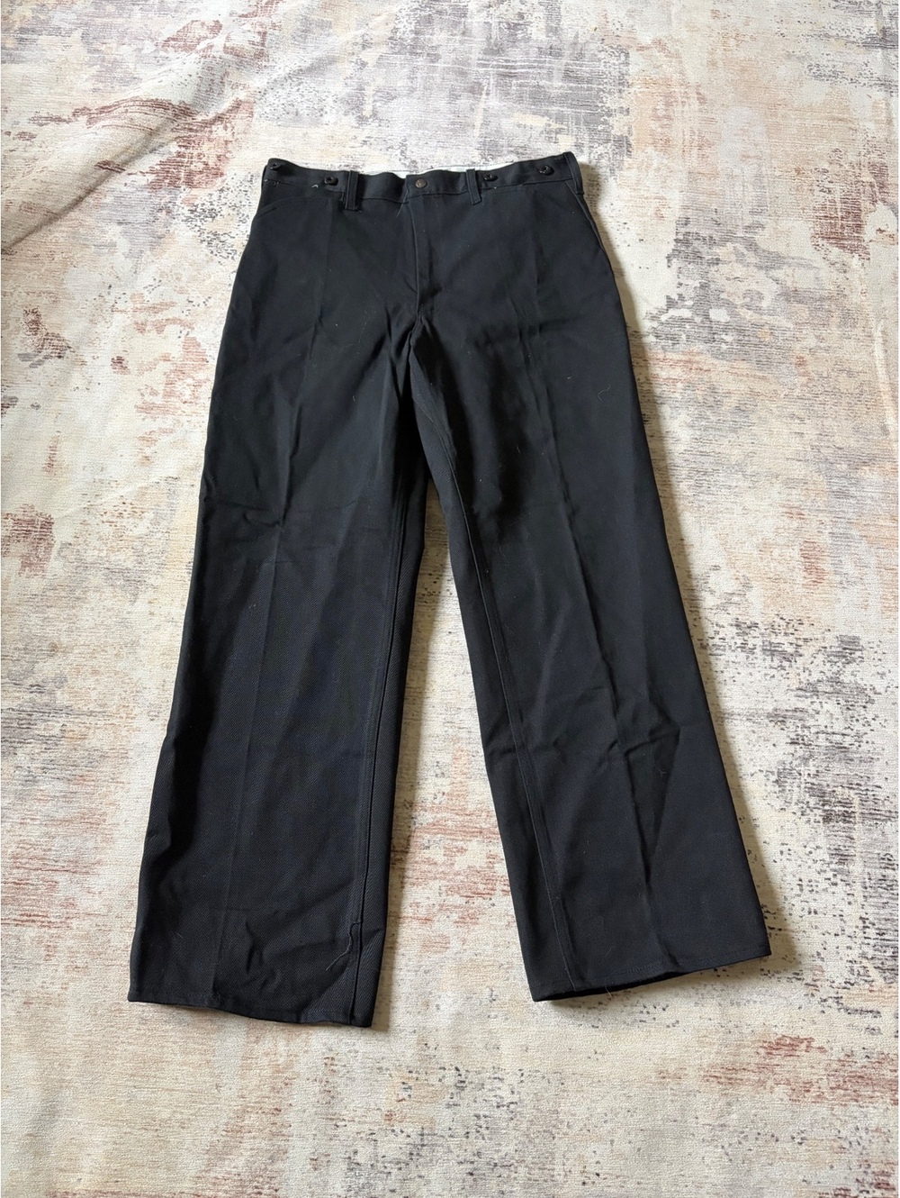 Big Mac 60s NWT heavy cotton 14 Oz work pants black 34x34